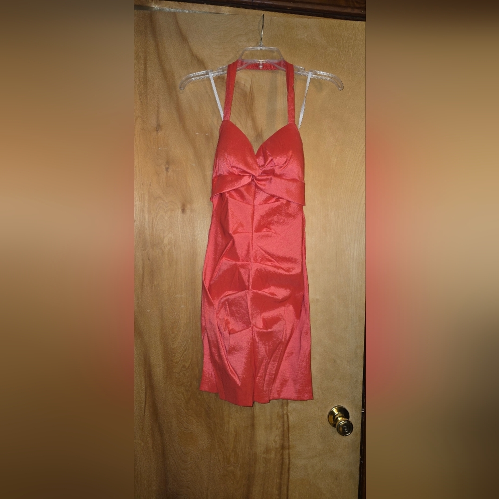 Jump Coral Strapless Dress
